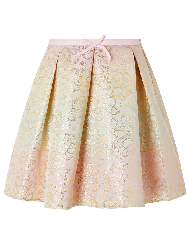 Sherbert Floral Jacquard Skirt, Multi (MULTI), large