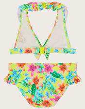 Tropical Triangle Bikini Set, Green (LIME), large