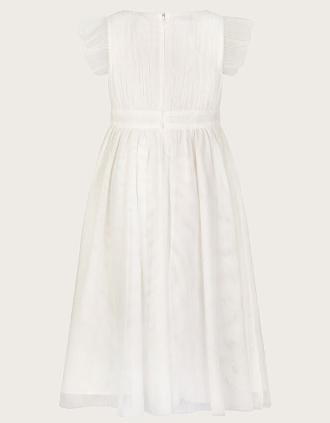Penelope Belt Dress, Ivory (IVORY), large