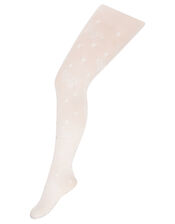Butterfly and Flower Tights, Ivory (IVORY), large