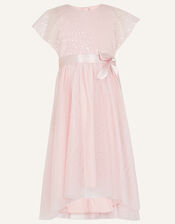 Truth Cape Sleeve Dress, Pink (DUSKY PINK), large
