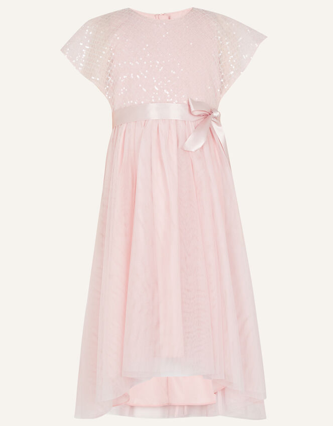 Truth Cape Sleeve Dress, Pink (DUSKY PINK), large