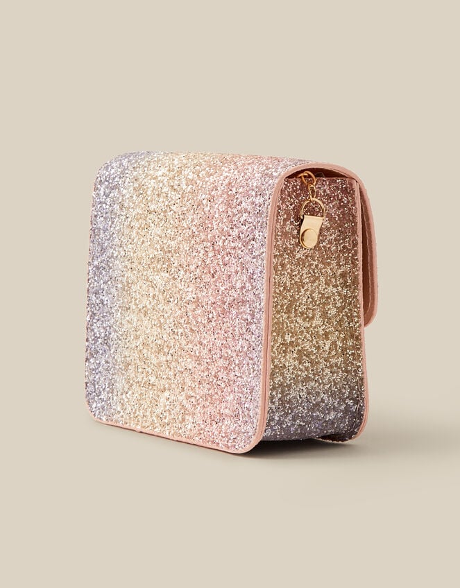 Ombr&eacute; Glitter Crossbody Bag, , large