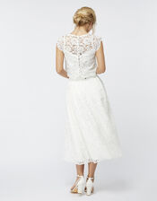 Delilah Lace Skirt, Ivory (IVORY), large