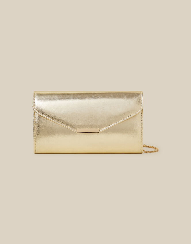 Metallic Clutch Bag, , large