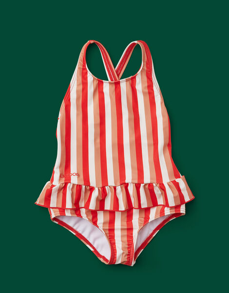 Liewood Amara Stripe Swimsuit  Red, Red (RED), large
