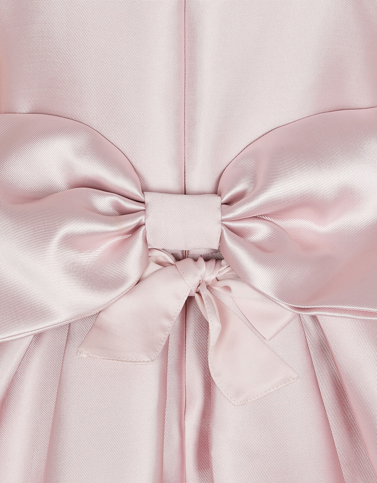 Camilla Duchess Twill Puff Sleeve Dress Pink