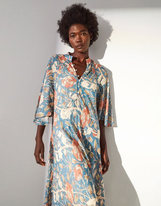 East Jennie Floaty Floral Maxi Dress, Multi (MULTI), large