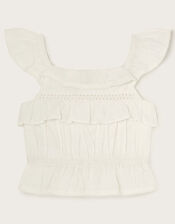 Boutique Dobby Top, Ivory (IVORY), large