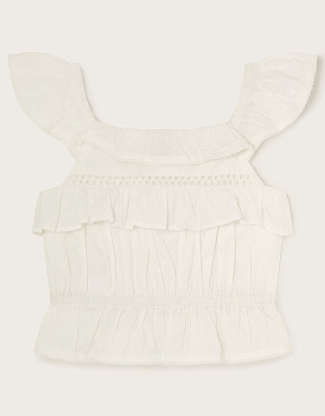 Boutique Dobby Top, Ivory (IVORY), large