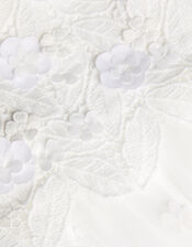 Ophelia Lace Tulle Dress, Ivory (IVORY), large