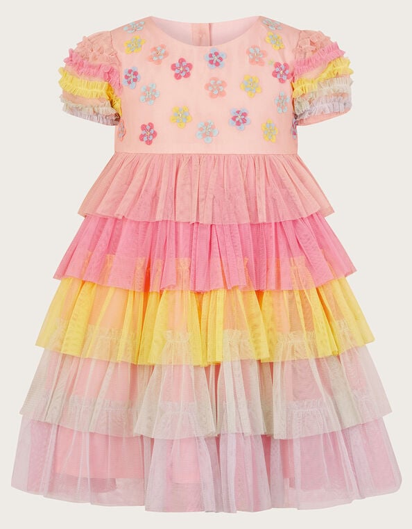Baby Color Block Dress, Multi (MULTI), large