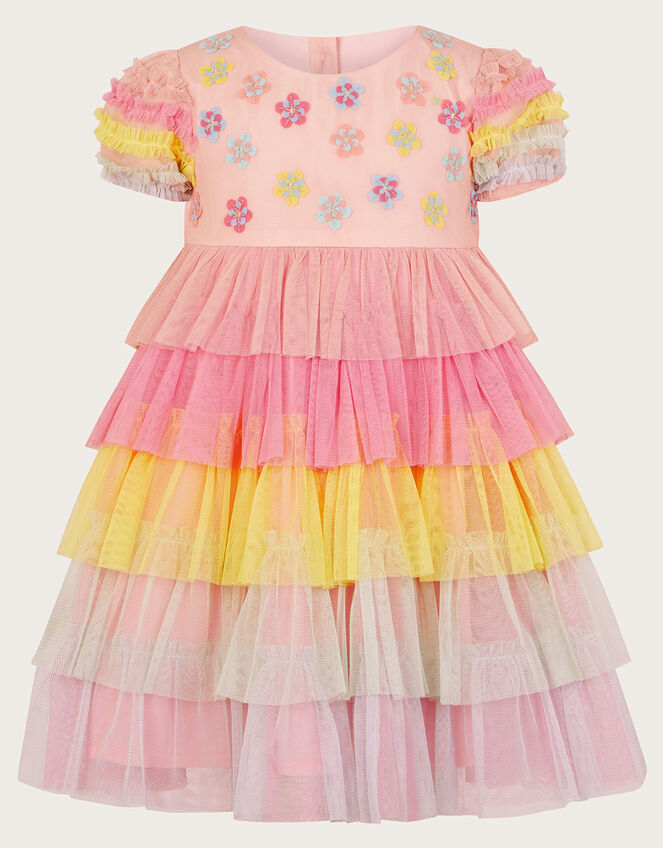Baby Color Block Dress, Multi (MULTI), large