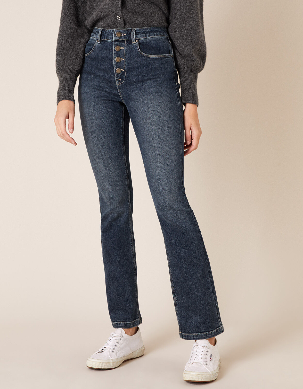 Bootcut Denim Jeans Blue | Trousers 