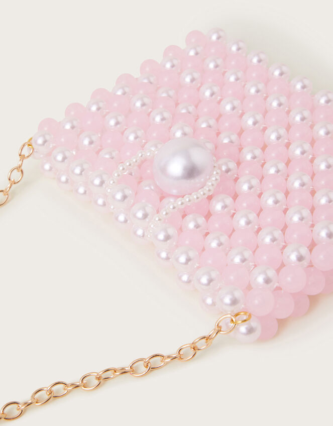 Chain Strap Beaded Bag, , large