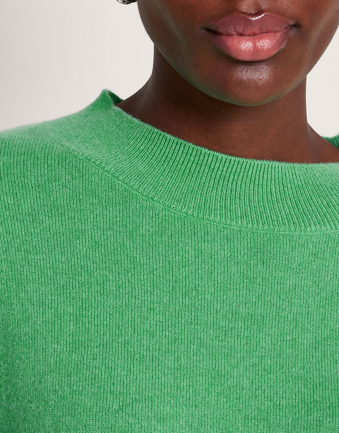 Claire Cashmere Jumper, Green (GREEN), large