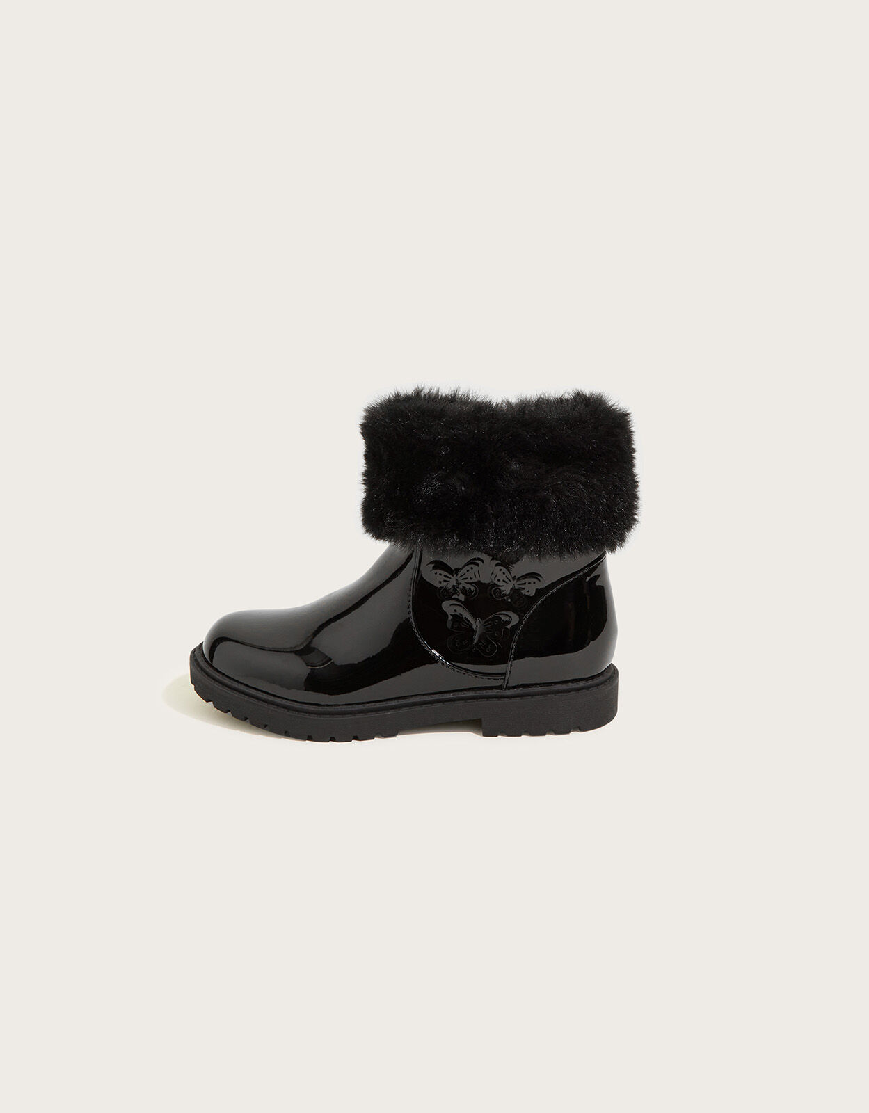 Fur trimmed boots uk deals