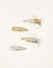 Unicorn Shaker Hair Clip Set, , large