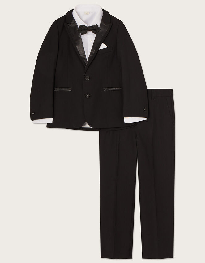 Benjamin Tuxedo Suit Set, Black (BLACK), large
