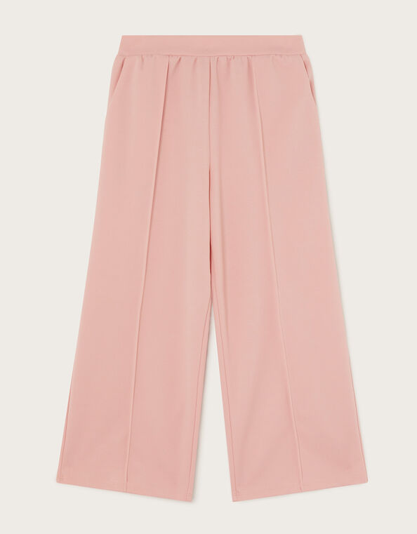 Ponte Pintuck Wide Leg Pants, Pink (PINK), large