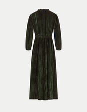 East Velvet Maxi Dress, Green (GREEN), large