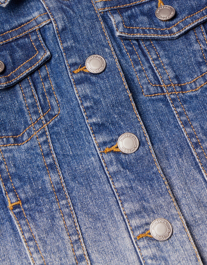 Ombre Denim Jacket , Blue (BLUE), large