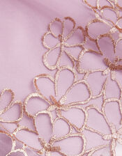 Vanessa Tulle Collar Swing Dress, Pink (PINK), large