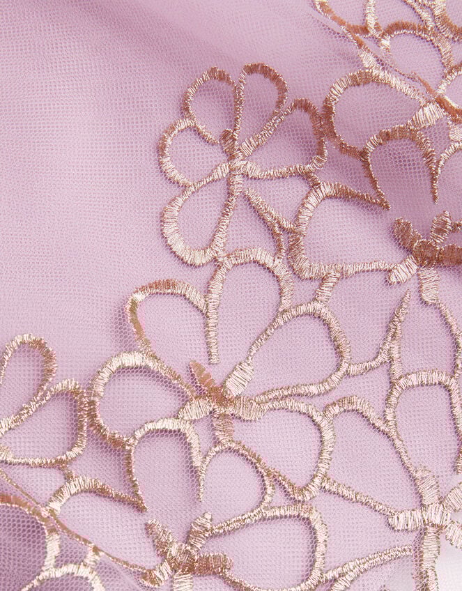 Vanessa Tulle Collar Swing Dress, Pink (PINK), large