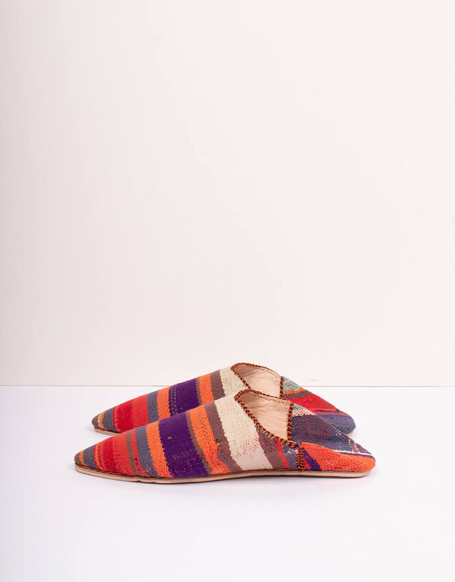 Bohemia Design Moroccan Boujad Babouche Slippers, Purple (PURPLE), large