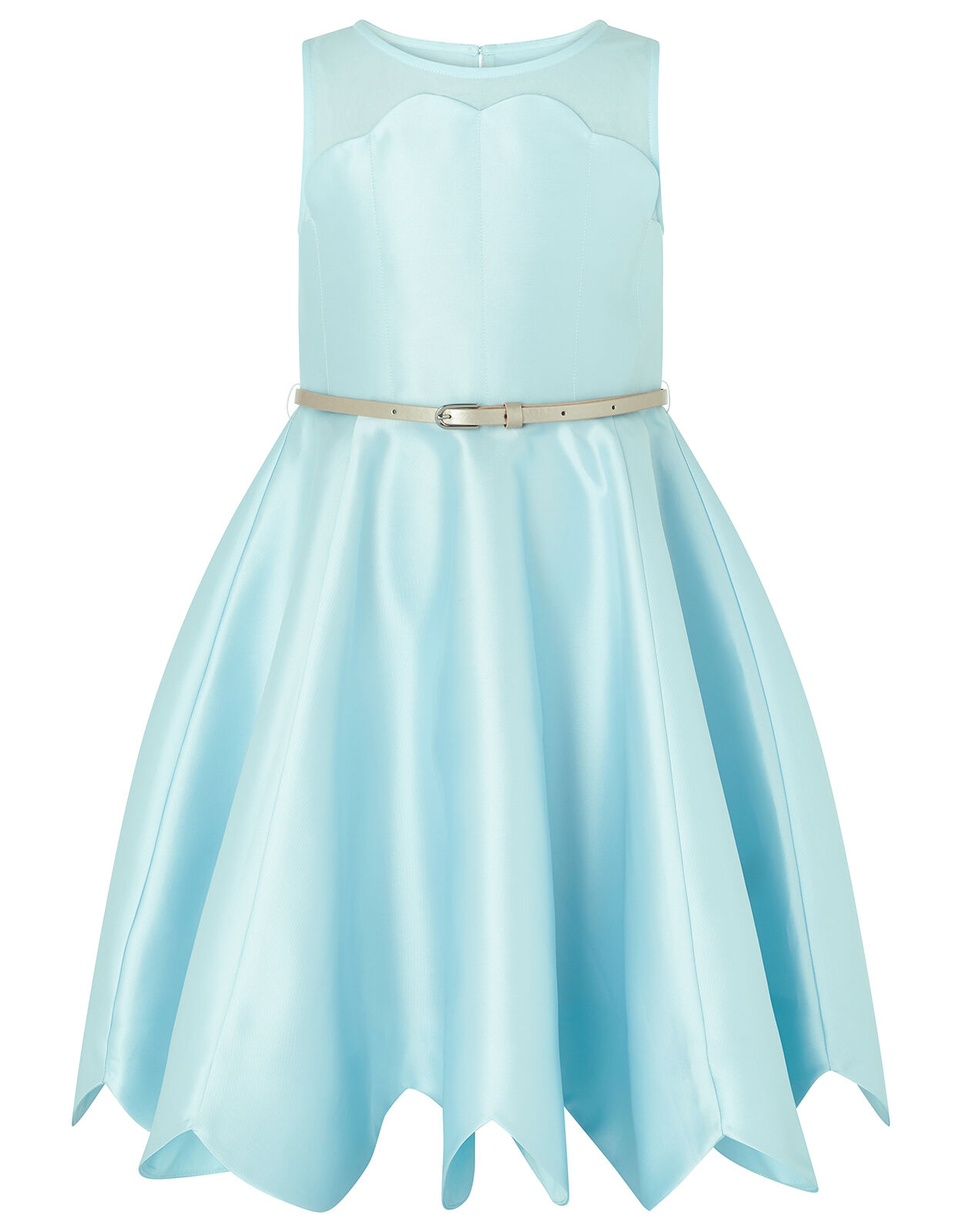 Monsoon girls blue online dress