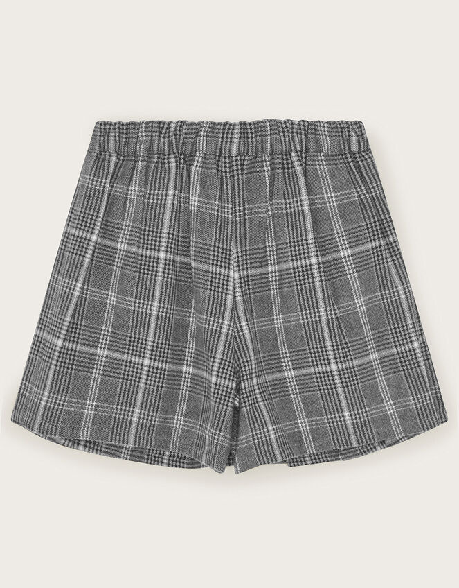Pleated Check Skort, Grey (GREY), large
