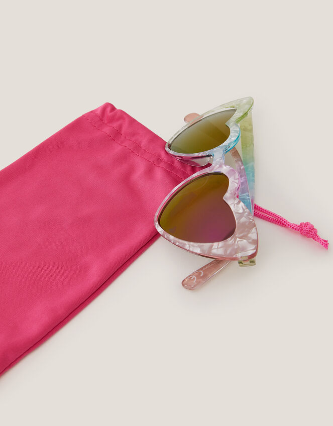 Rainbow Heart Sunglasses, , large