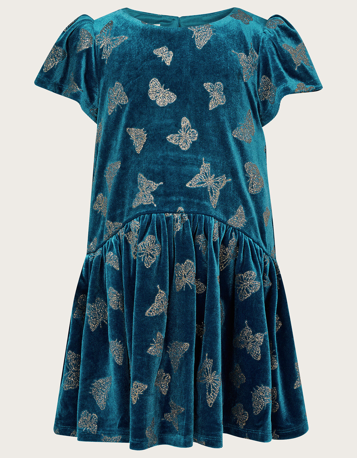 Monsoon teal hotsell velvet dress