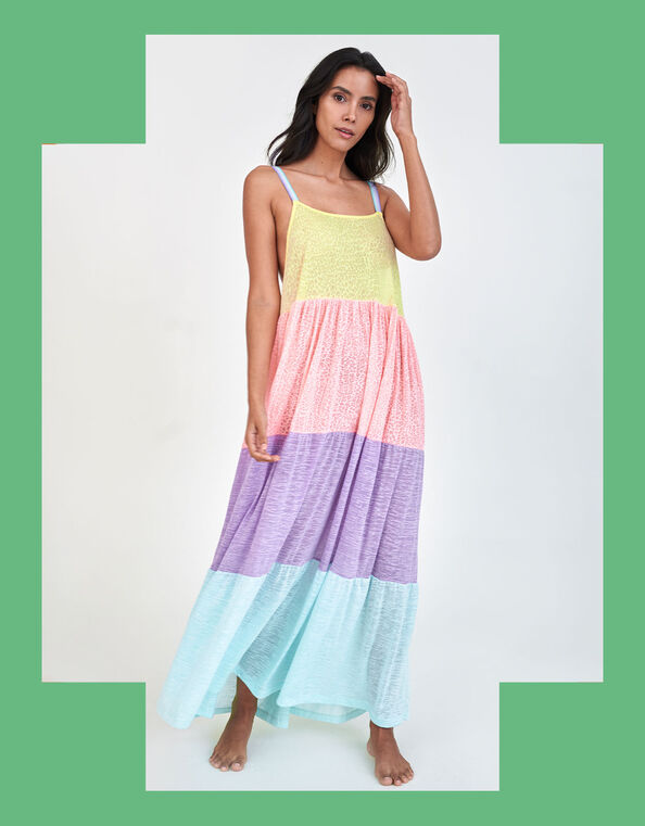 Pītusa Rainbow Maxi Dress, , large
