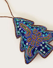 Beaded Tree Hanging Decoration, , large