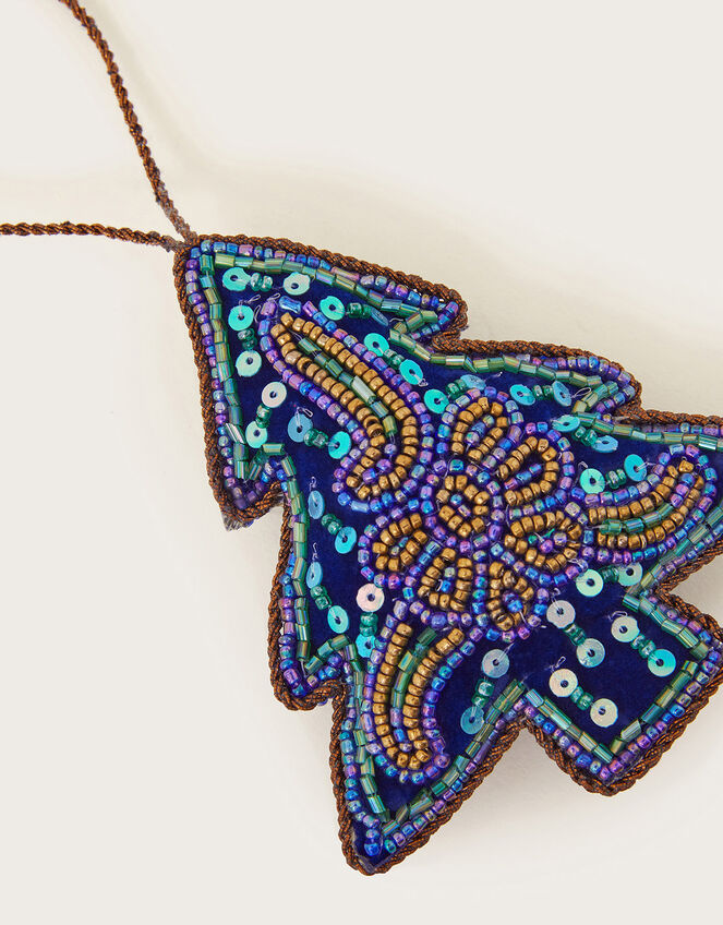 Beaded Tree Hanging Decoration, , large