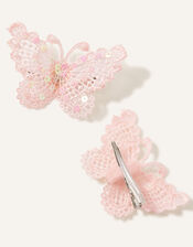 Embellished Butterfly Clips, , large