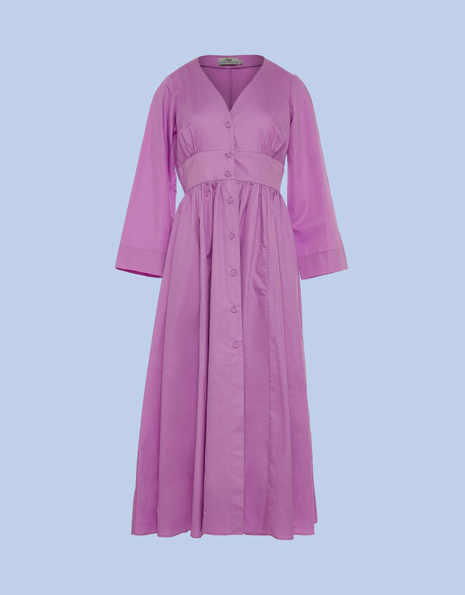 Devotion Twins Cycle Button-Front Maxi Dress, VIOLET, large