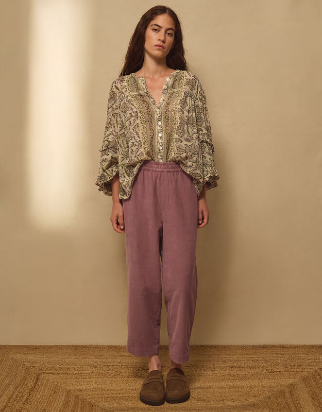 East Miriam&nbsp;Tapered Corduroy Trousers, Pink (ROSE), large
