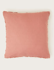 Quilted Velvet Cushion, Pink (PINK), large