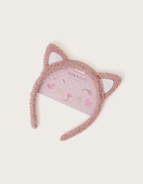 Fluffy Cat Ears Headband, , large