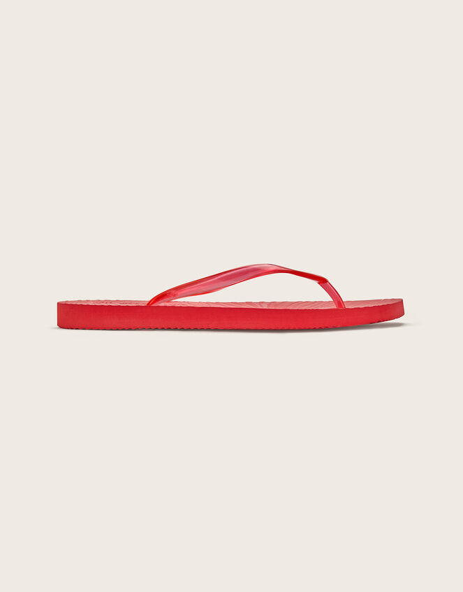 East Tapered Platform Flip Flops, Red (RED), large