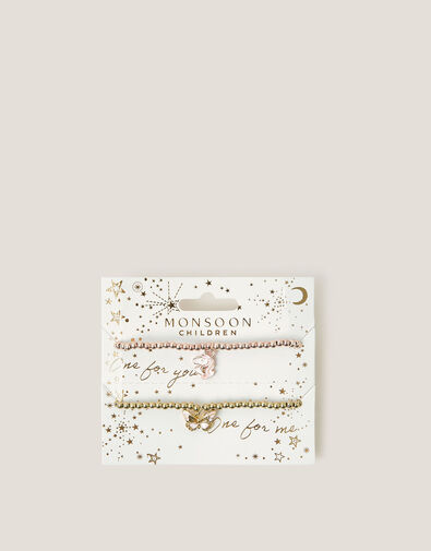 Unicorn & Butterfly Charm Bracelet Gift Set, , large