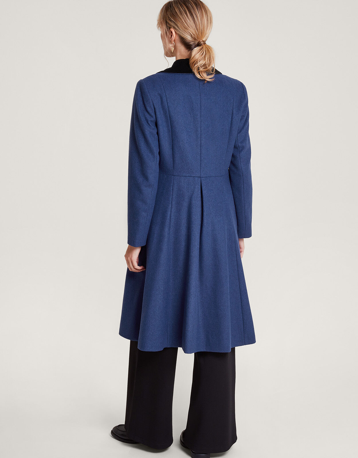Blue coat womens wool store