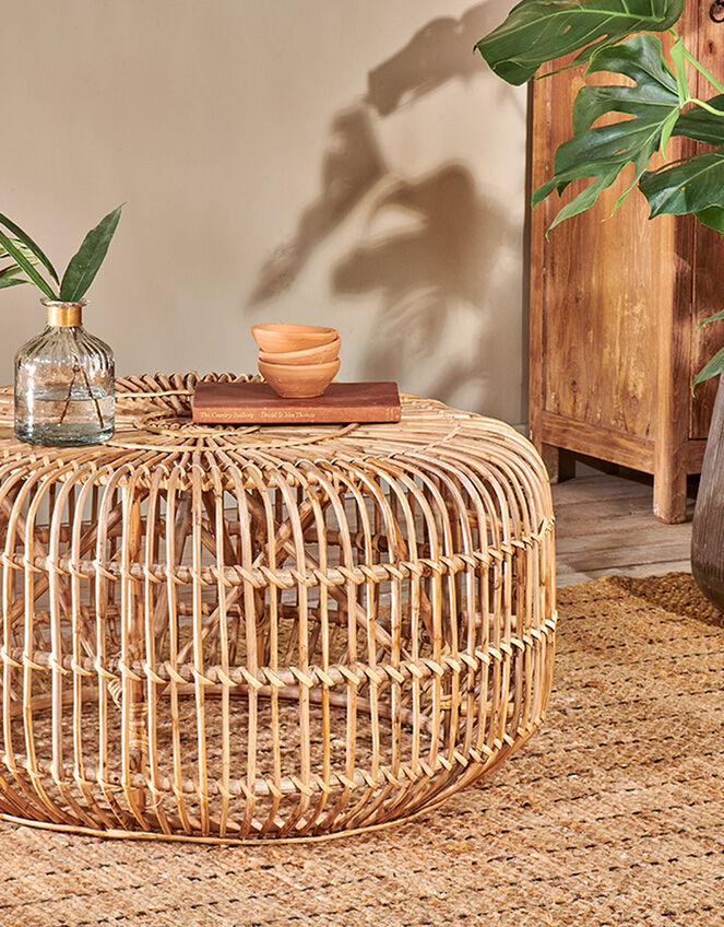 Nkuku Kedarpur Rattan Coffee Table, , large
