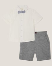 3-Piece Smart Shorts Set, Gray (GREY), large