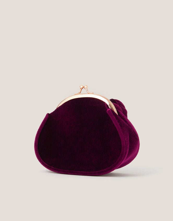 Rose Velvet Clip Frame Bag, , large