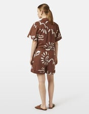 Scotch & Soda Sun Print Playsuit, Brown (BROWN), large