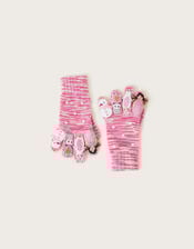 Winter Fairy Novelty Gloves, Pink (PINK), large