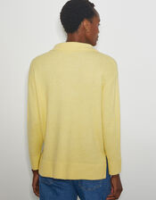 Carla Collar Jumper, Yellow (YELLOW), large